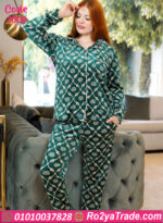 بيجامة حريمي قطيفة شتوي