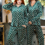 بيجامة حريمي قطيفة شتوي