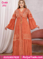 عباية قطيفة تطريز شتوي