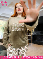 بيجامة حريمي قطيفة شتوي