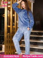 ⁦بيجامة شتوي قطيفة – كود 2043⁩ - الصورة ⁦3⁩