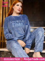 ⁦بيجامة شتوي قطيفة – كود 2043⁩ - الصورة ⁦6⁩