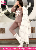 طقم شتوي روب مبطن