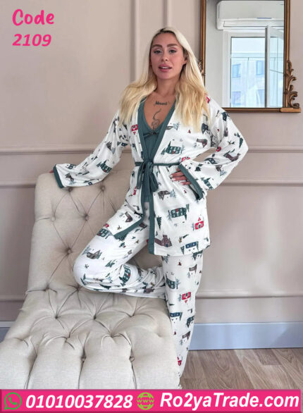 بيجامة صيفي بالروب