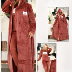 بيجامة فرو شتوي بالروب