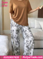 بيجامة صيفي سادة شيك