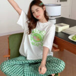 بيجامة صيفي نسائي قطن