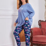 بيجامة شتوي قلوب