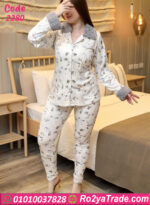 بيجامة شتوي قطيفة حريمي