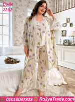 طقم دانتيل شتوي ورد