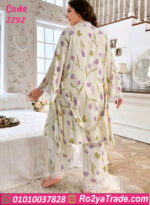 طقم دانتيل شتوي ورد