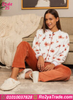 بيجامة شتوي قطيفة ناعمة