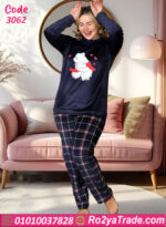 بيجامة قطيفة شتوي بيج سايز