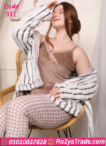 بيجامة شتوي فرو ناعمة