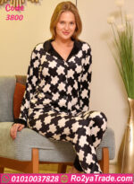 بيجامة شتوي مطبوعة حريمي