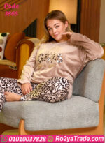 بيجامة شتوي بيج سايز حريمي