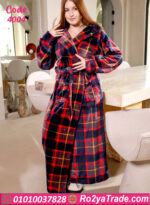 روب شتوي قطيفة طويل