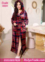 روب شتوي قطيفة طويل