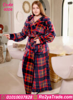 روب شتوي قطيفة طويل