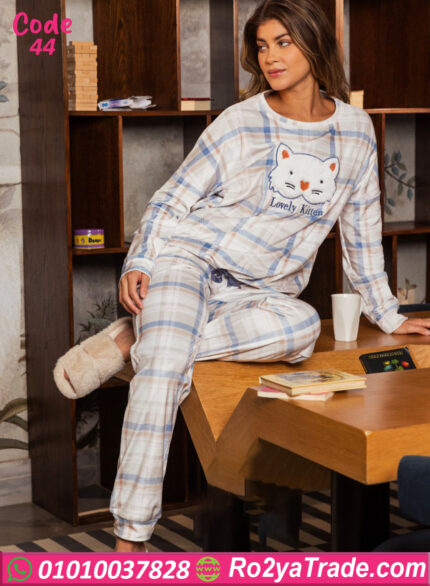 بيجامة فرو Lovely Kitten شتوي