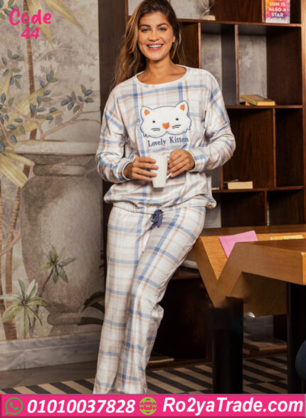 بيجامة فرو Lovely Kitten شتوي