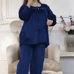 بيجامة قطيفة شتوي بيج سايز