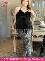 بيجامة قطيفة شتوي 3 قطع