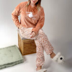 بيجامة شتوي بيج سايز قطيفة