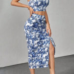 طقم لانجري ميني جيب مشجر