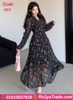 دريس شيفون طويل