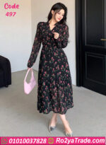 دريس شيفون طويل