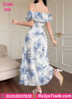 فستان صيفي شيفون طويل