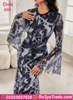 فستان صيفي تايجر طويل