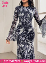 فستان صيفي تايجر طويل