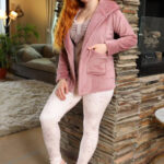 بيجامة فرو نسائية شتوي