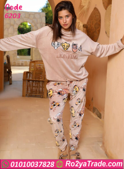 ترنج شتوي لايون كينج قطيفة