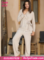 طقم تريكو شتوي ناعم