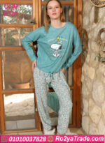 بيجامة شتوي حريمي Snoopy