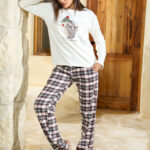 بيجامة فرو شتوي نسائية