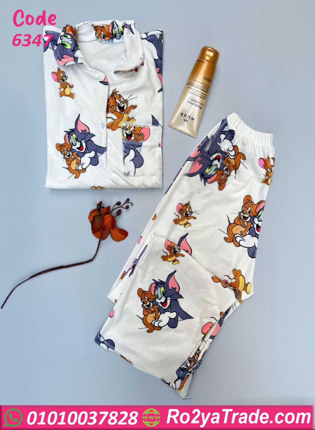 6347 بيجامة توم وجيري شتوي