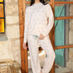 بيچامة شتوي ناعمة حريمي