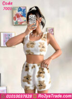 ⁦هوت شورت شتوي فرو – 7001⁩ - الصورة ⁦4⁩