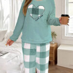 بيجامة قطيفة شتوي حريمي