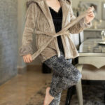 بيجامة قطيفة شتوي حريمي