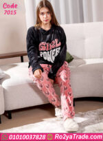 بيجامة شتوي جيرل باور قطيفة