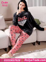 بيجامة شتوي جيرل باور قطيفة