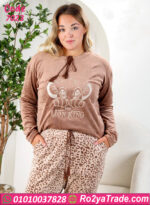 بيجامة شتوي ليوبارد بيج سايز