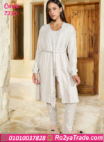 طقم شتوي ناعم بالروب حريمي