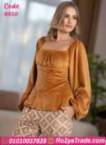 بيجامة قطيفة نسائي شتوي