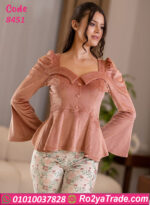 بيجامة قطيفة نسائي شتوي